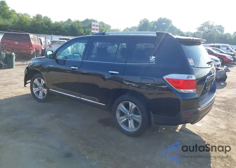 2012 Toyota Highlander Limited V6 из США, поврежденный, VIN 5TDDK3EH9CS151920
